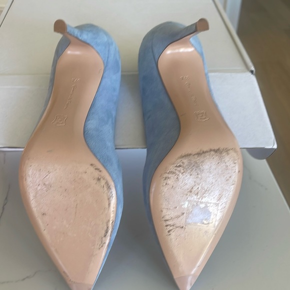 Gianvito Rossi Blue suede Pumps - Picture 4 of 4